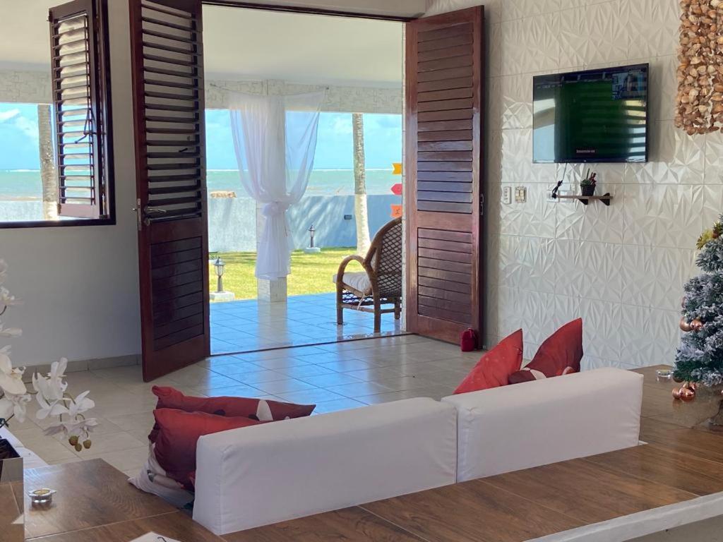 Casa Pe Na Areia Villa São José da Coroa Grande Kültér fotó